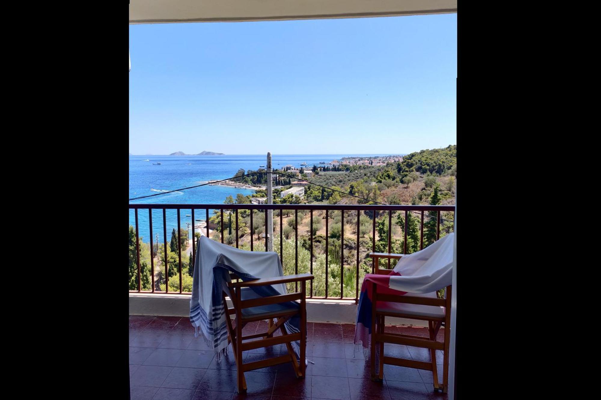 Ligoneri Hillside Cottage Bay View Spétses Exterior foto