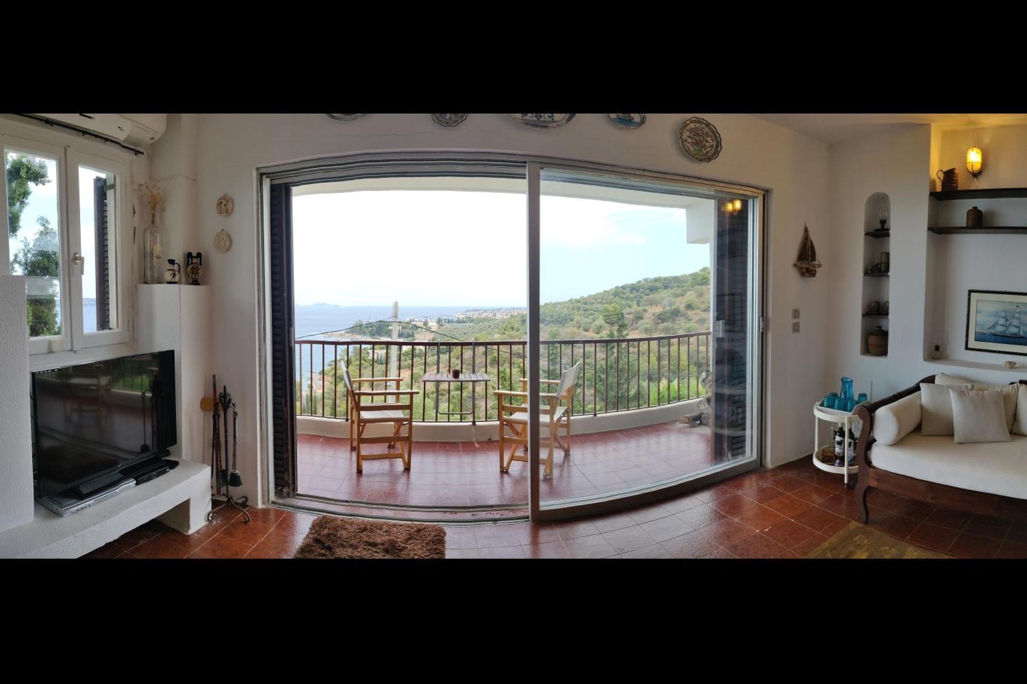 Ligoneri Hillside Cottage Bay View Spétses Exterior foto